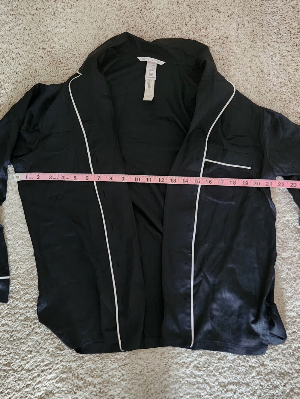Victoria's Secret Signature Black Satin Set Size Small - Picture 9 of 11